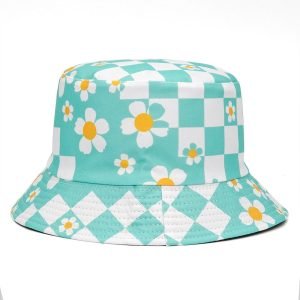 blue daisy bucket hat