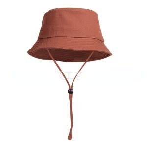 bucket hat with strings