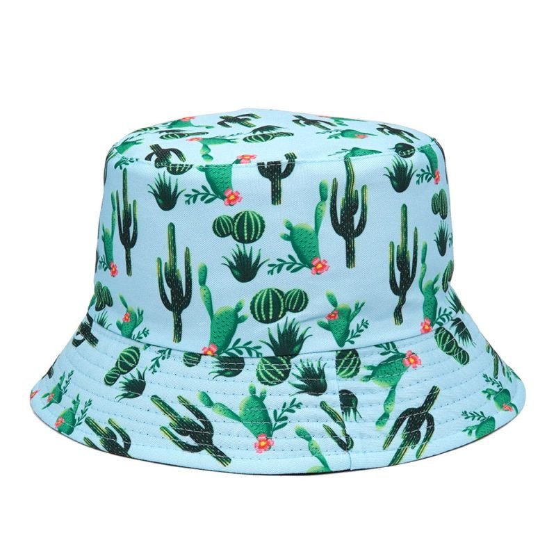cactus print bucket hat