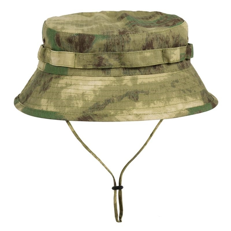 camo bucket hat with string