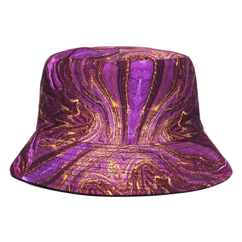 dark purple bucket hat