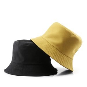 green and yellow bucket hat