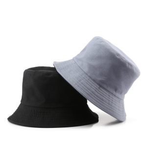 grey bucket hat