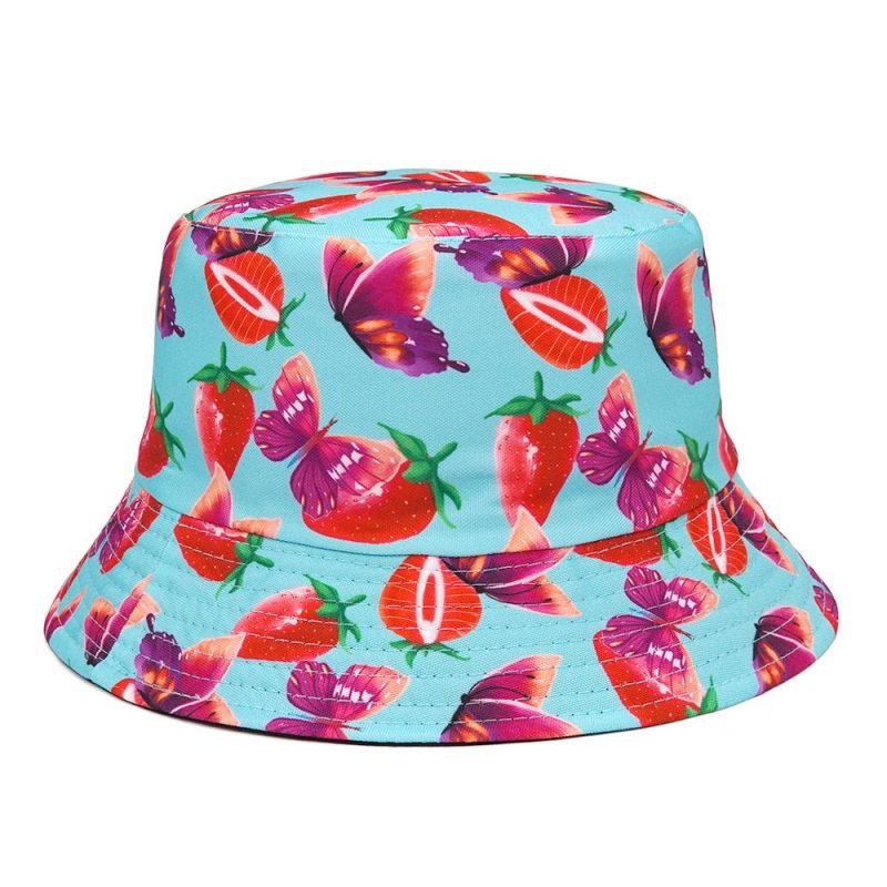 strawberry bucket hats