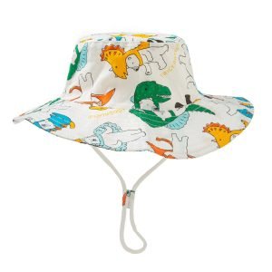 youth bucket hat with string